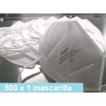Mascarilla KN95 / FFP2 (500 unidades) marca HSPA®