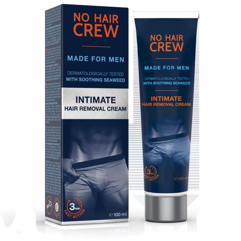 NO HAIR CREW INTIMATE crema depilatoria íntima para hombre